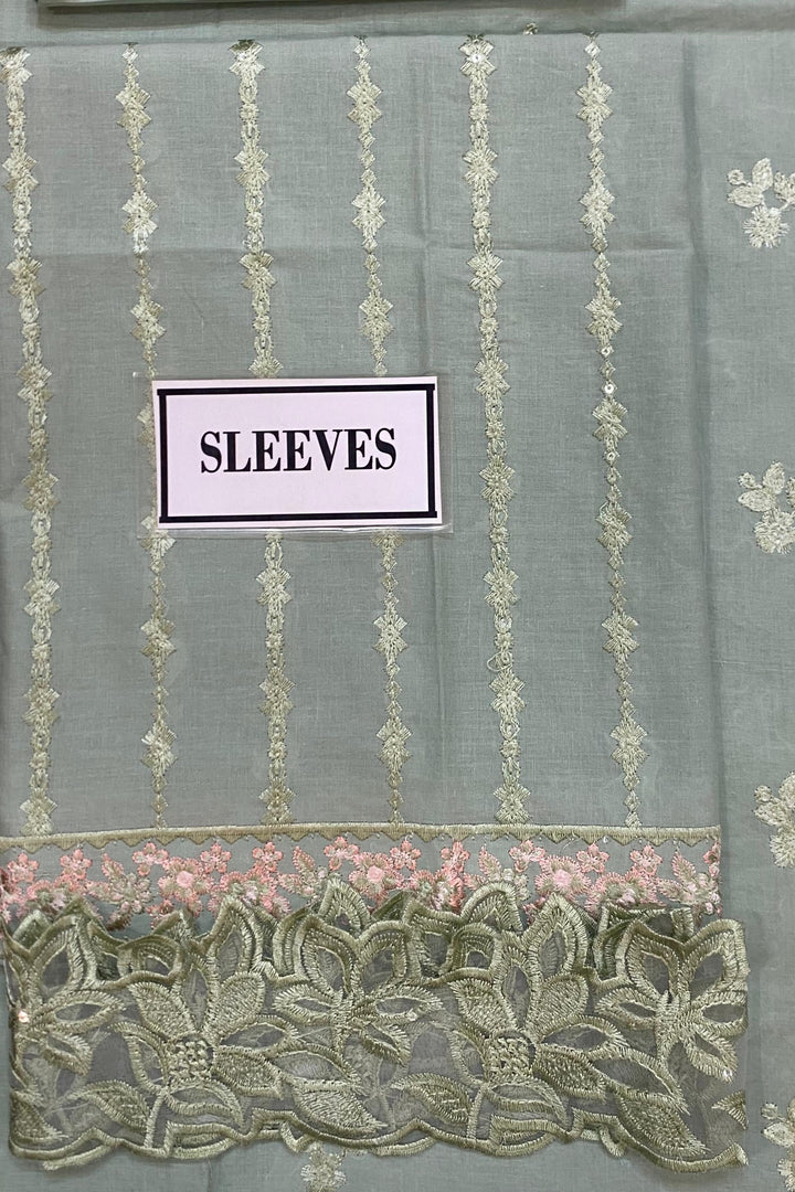 Azure Cotton Suit-Cotton Suits-Replica Zone