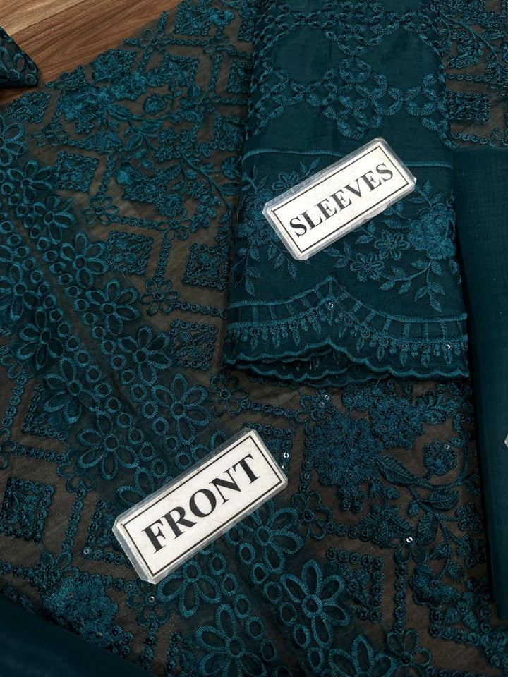 Azure Organza Suit-Replica Suits-Replica Zone