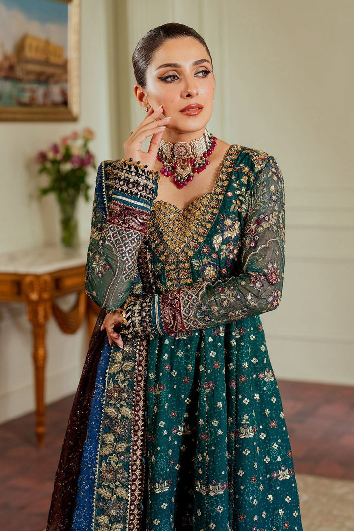 Baroque Chiffon Frock-Bridal Suits-Replica Zone