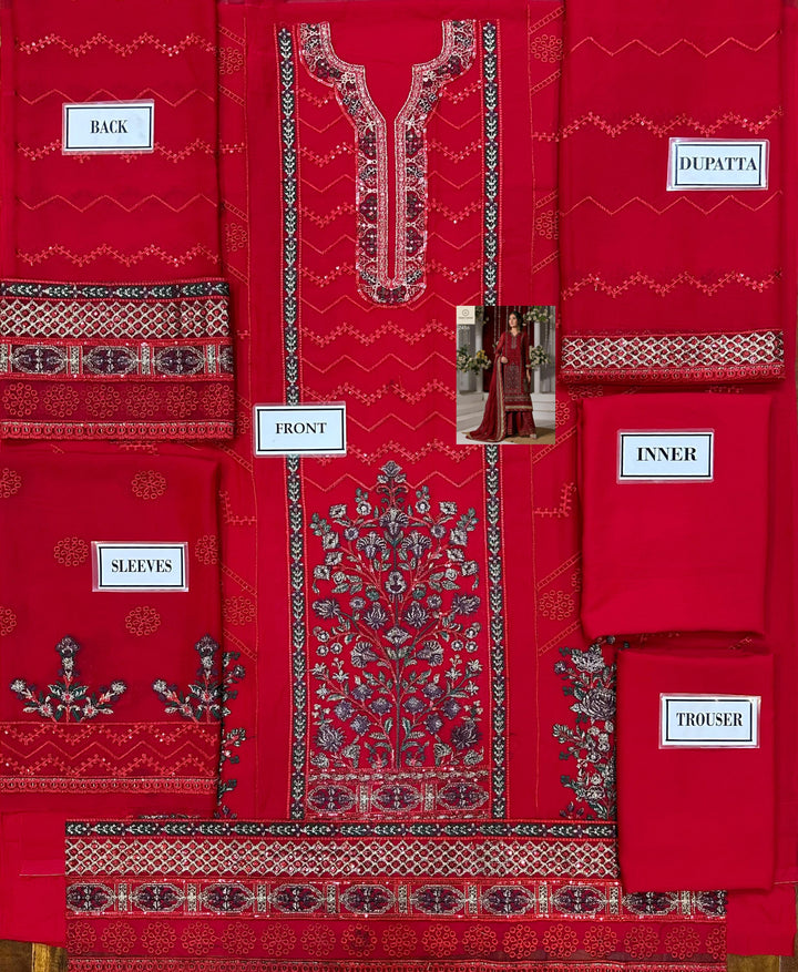 Baroque Chiffon Suit-Replica Suits-Replica Zone
