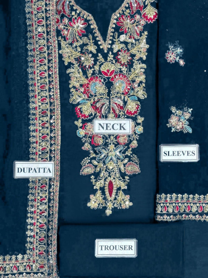 Baroque Chiffon Suit-Replica Suits-Replica Zone