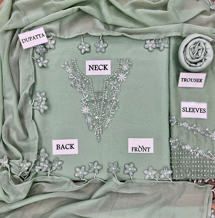 Baroque Chiffon Suit-Replica Suits-Replica Zone