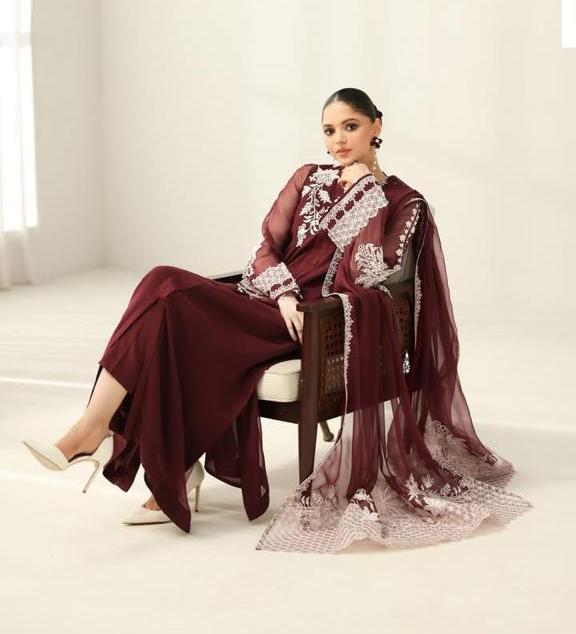 Baroque Chiffon Suit-Replica Suits-Replica Zone