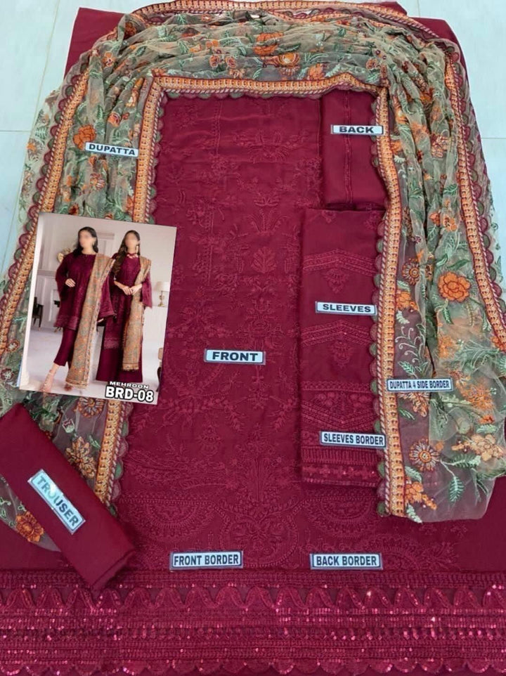 Baroque Chiffon Suit-Replica Suits-Replica Zone