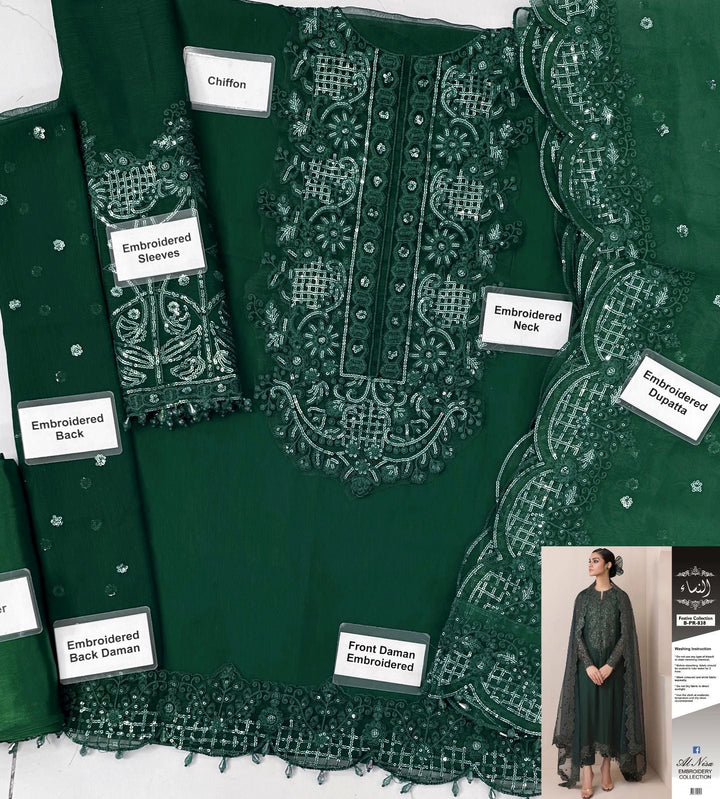 Baroque Chiffon Suit-Replica Suits-Replica Zone