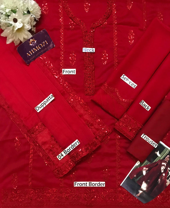 Baroque Chiffon Suit-Replica Suits-Replica Zone