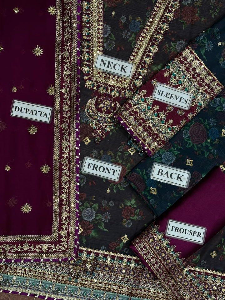 Baroque Chiffon Suit-Replica Suits-Replica Zone