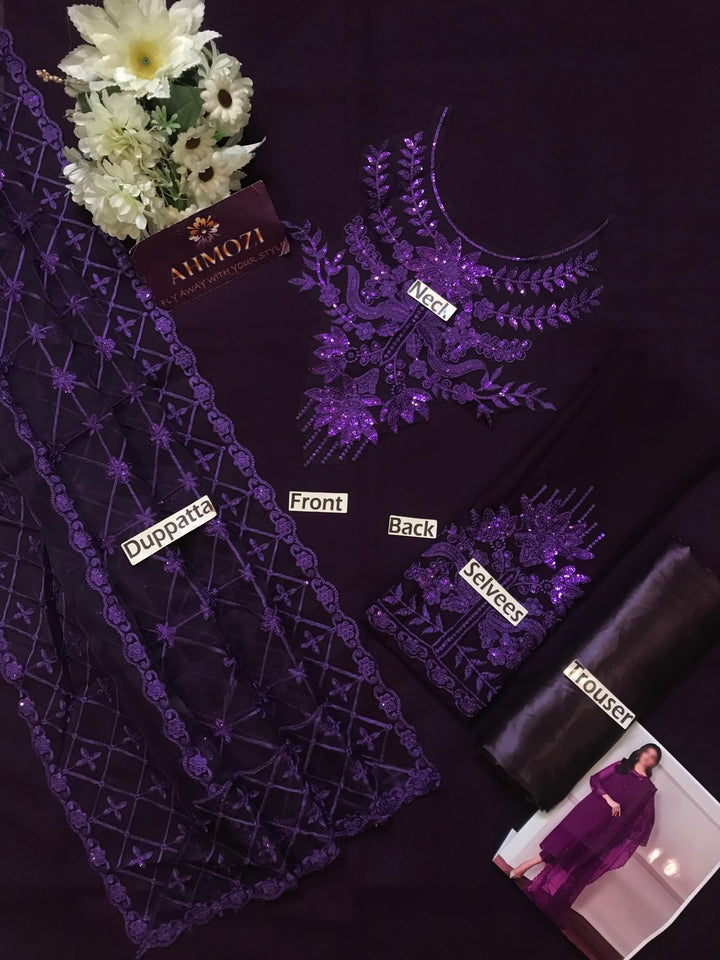 Baroque Chiffon Suit-Replica Suits-Replica Zone