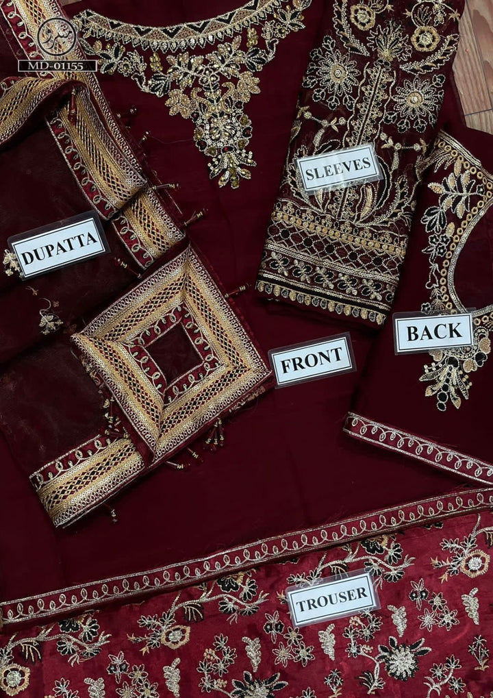 Baroque Chiffon Suit-Replica Suits-Replica Zone