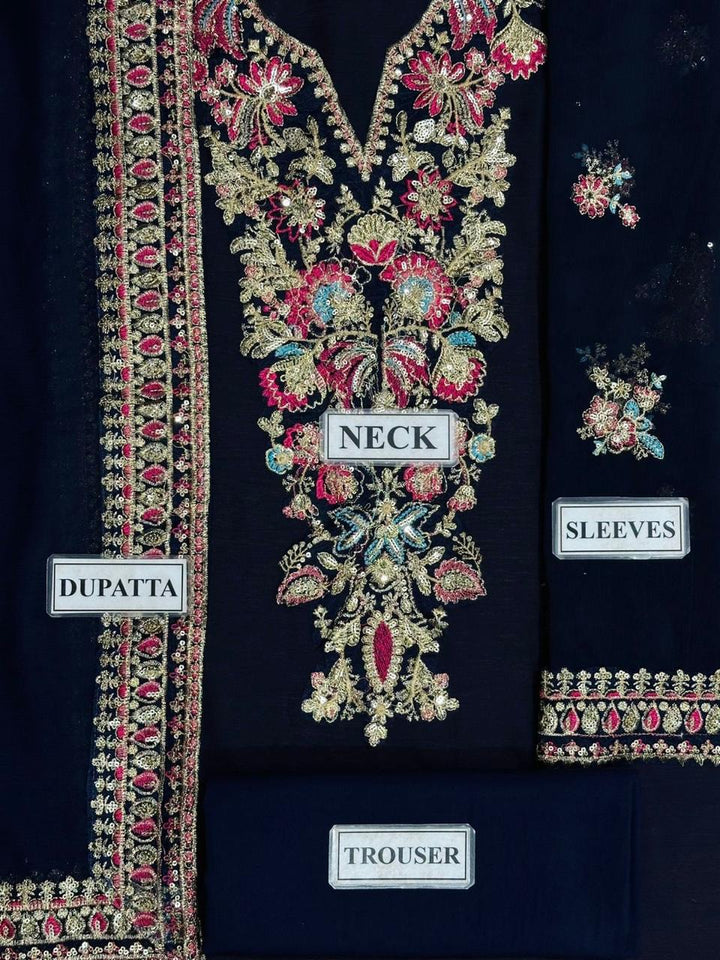 Baroque Chiffon Suit-Replica Suits-Replica Zone