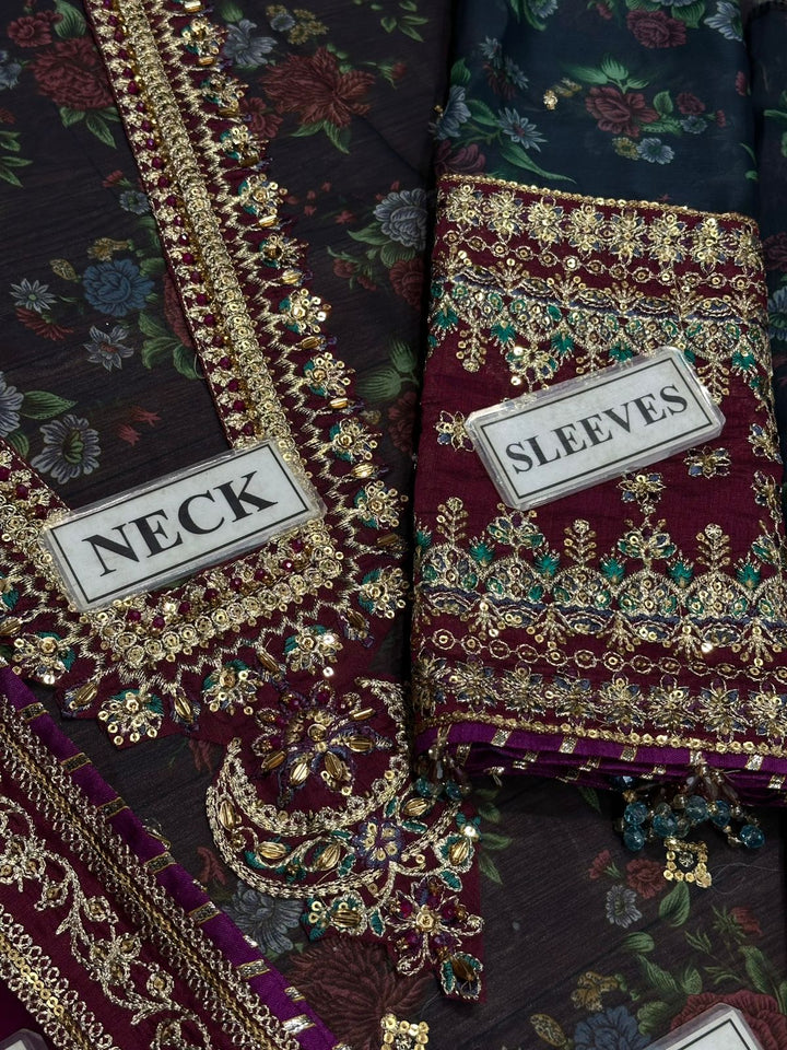 Baroque Chiffon Suit-Replica Suits-Replica Zone