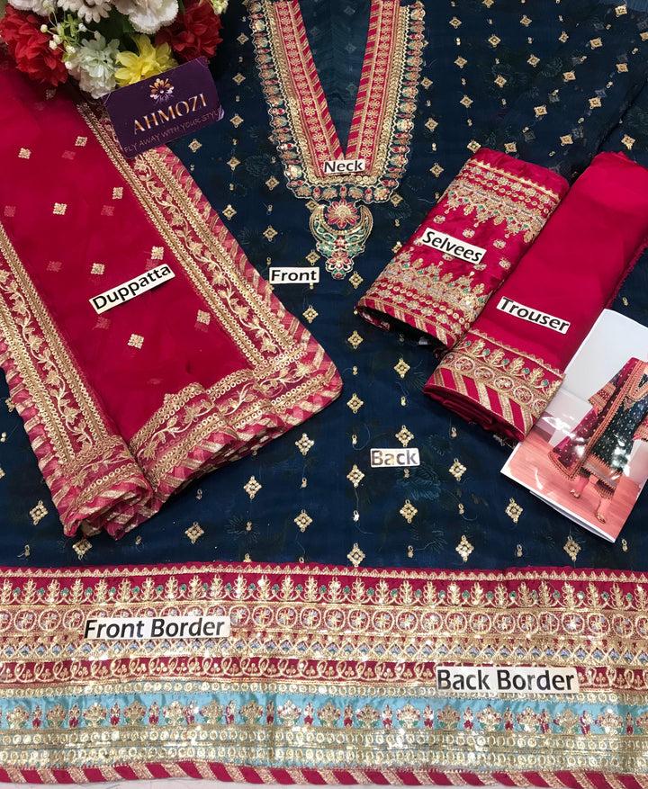 Baroque Chiffon Suit-Replica Suits-Replica Zone