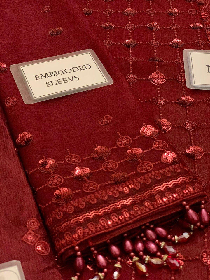 Baroque Chiffon Suit-Replica Suits-Replica Zone