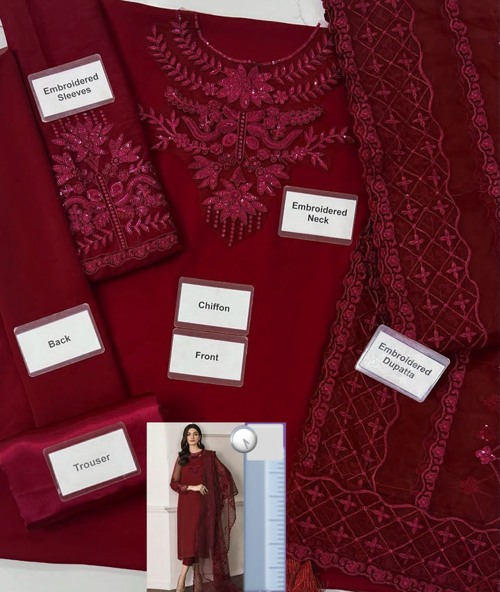Baroque Chiffon Suit-Replica Suits-Replica Zone