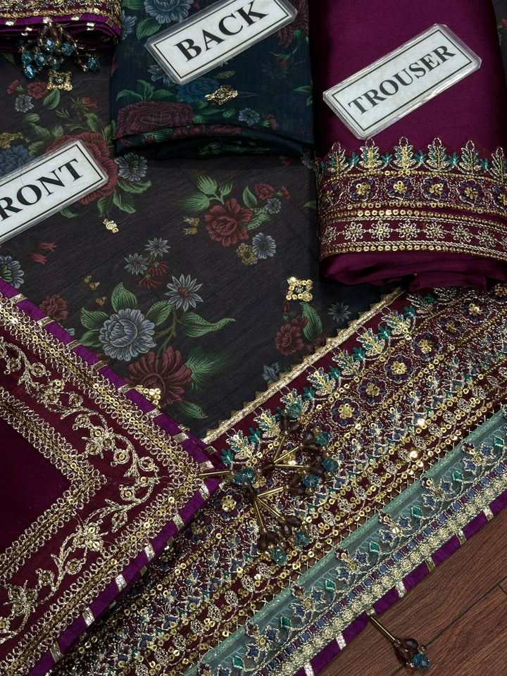 Baroque Chiffon Suit-Replica Suits-Replica Zone