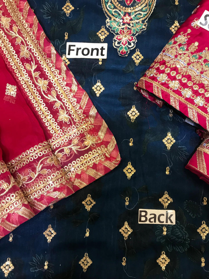 Baroque Chiffon Suit-Replica Suits-Replica Zone