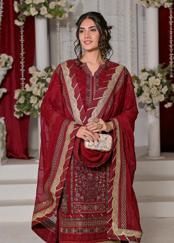 Baroque Chiffon Suit-Replica Suits-Replica Zone