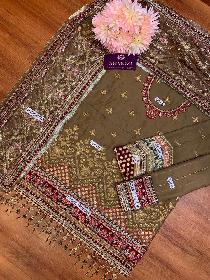 Baroque Chiffon Suit-Replica Suits-Replica Zone