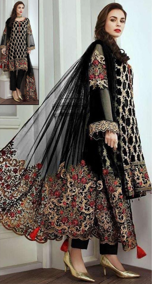 Baroque Chiffon Suit-Replica Suits-Replica Zone