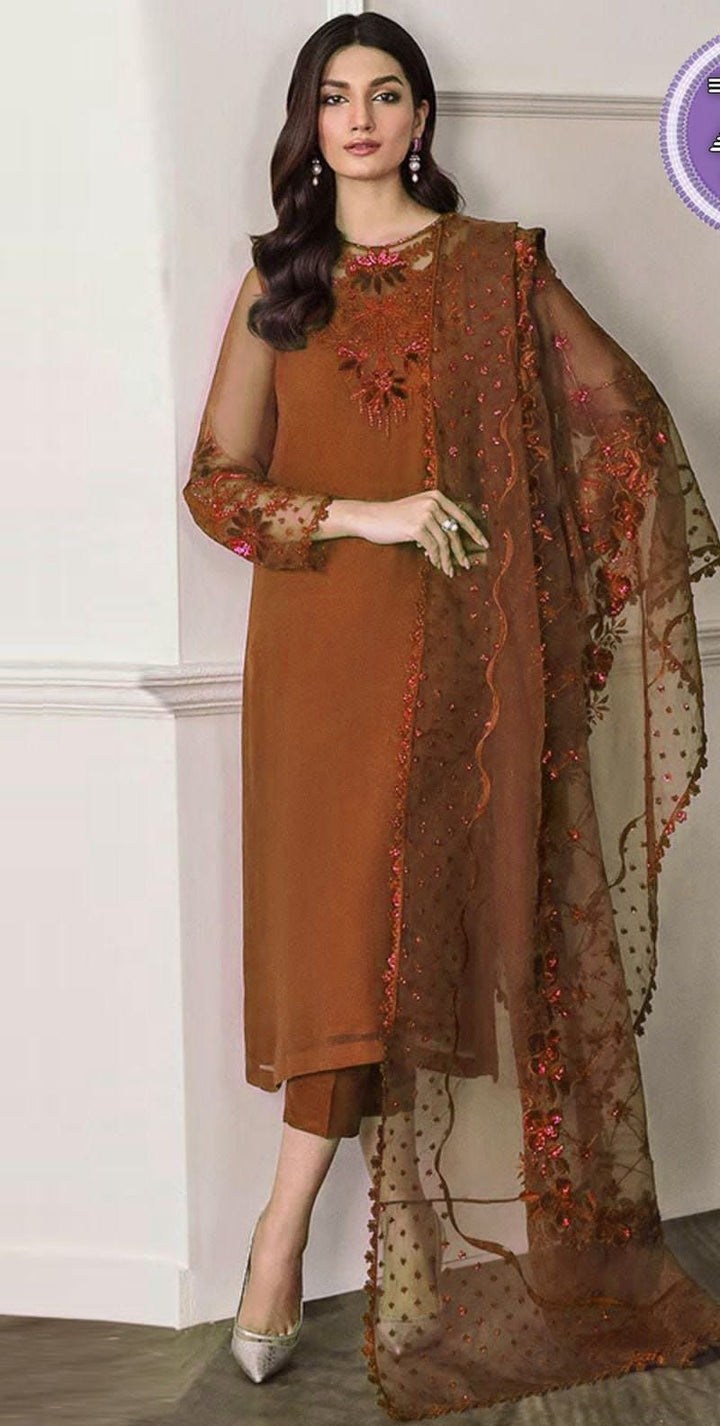 Baroque Chiffon Suit-Replica Suits-Replica Zone