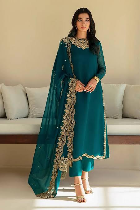 Baroque Chiffon Suit-Replica Suits-Replica Zone
