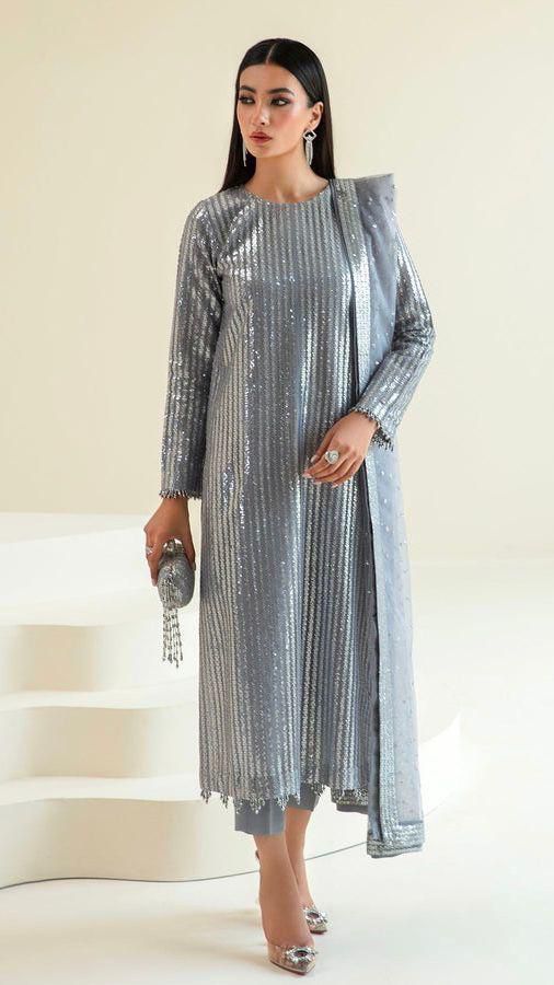 Baroque Chiffon Suit-Replica Suits-Replica Zone