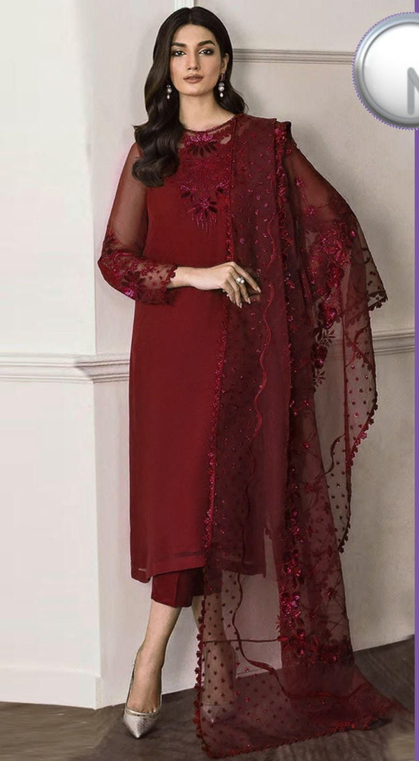 Baroque Chiffon Suit-Replica Suits-Replica Zone