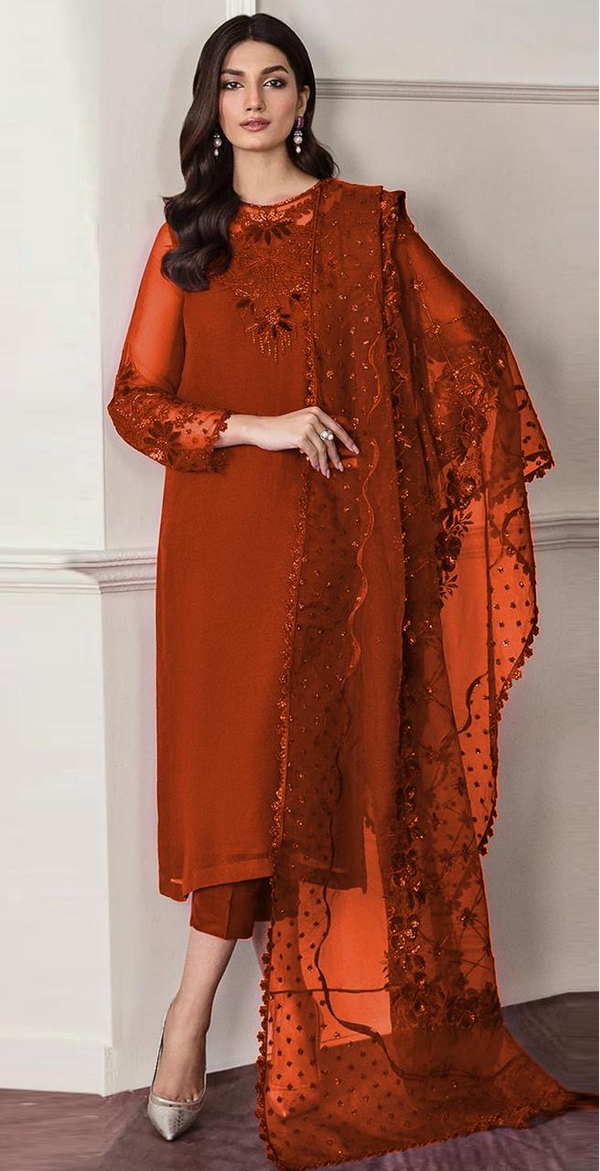 Baroque Chiffon Suit-Replica Suits-Replica Zone