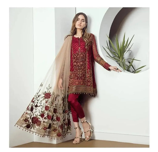 Baroque Chiffon Suit-Replica Suits-Replica Zone