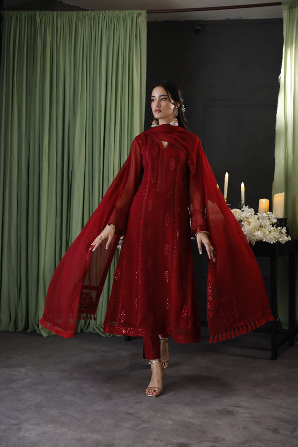 Baroque Chiffon Suit-Replica Suits-Replica Zone