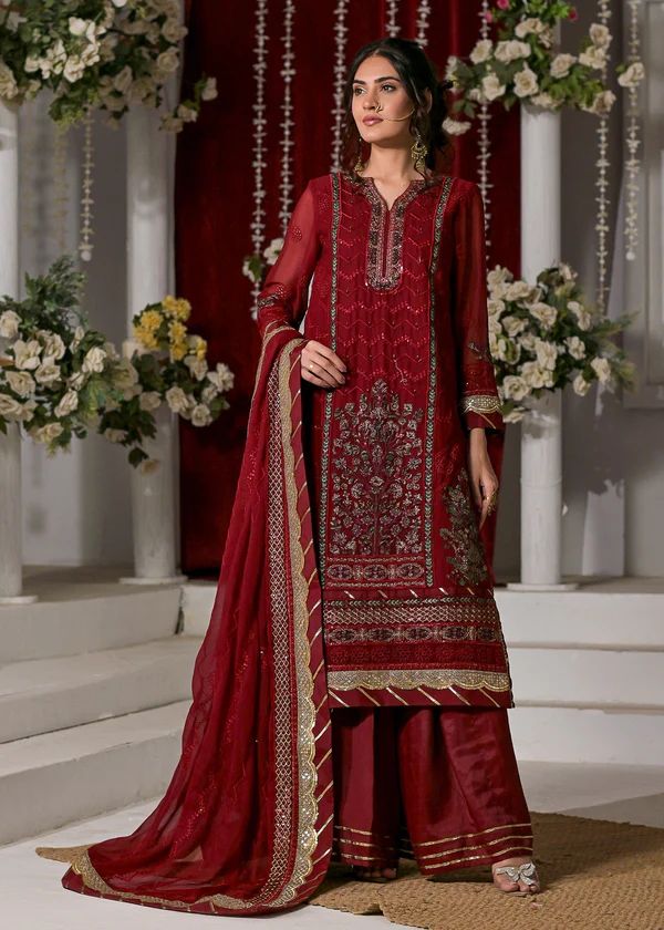 Baroque Chiffon Suit-Replica Suits-Replica Zone