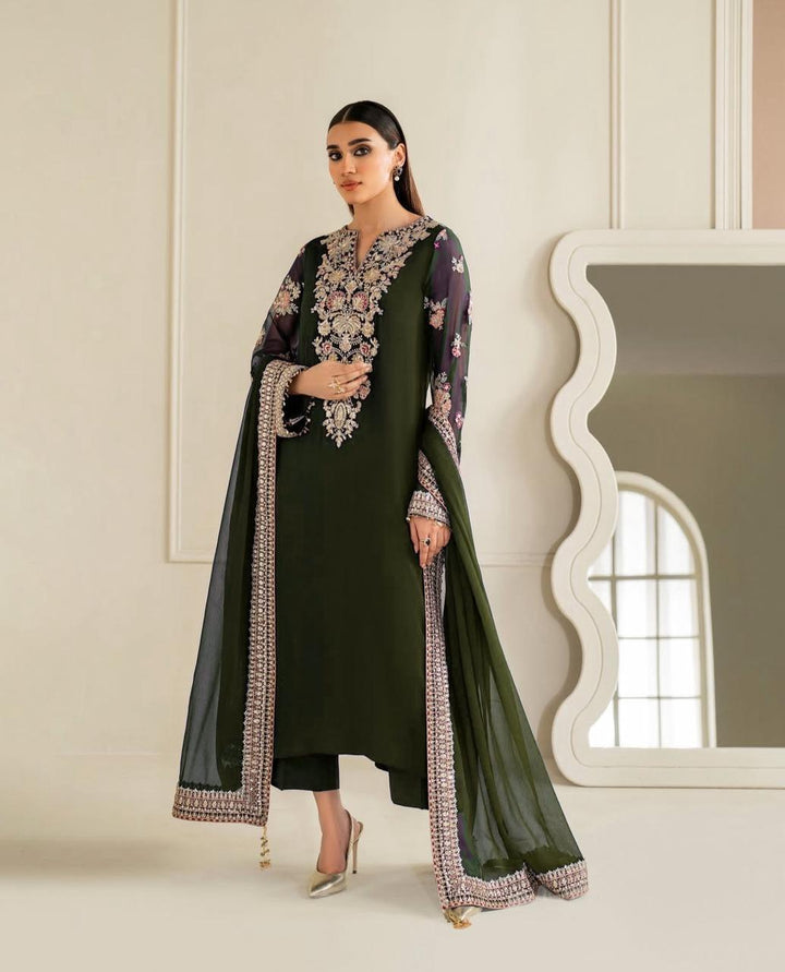 Baroque Chiffon Suit-Replica Suits-Replica Zone