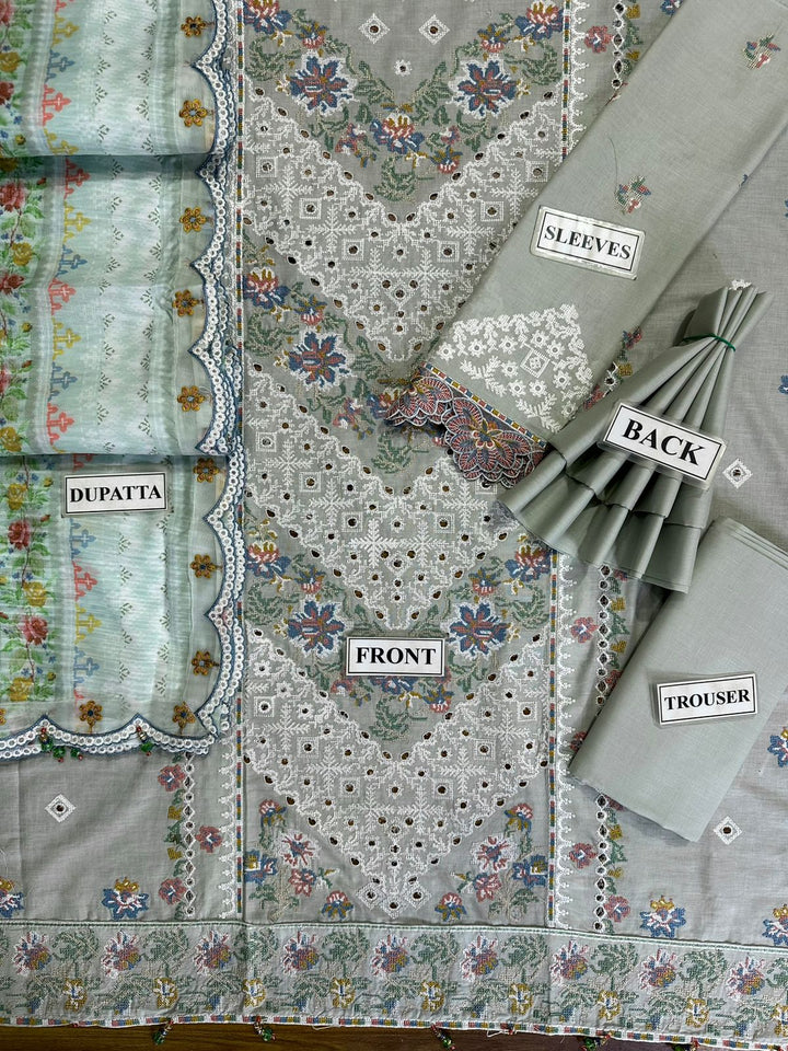 Baroque Cotton Suit-Cotton Suits-Replica Zone