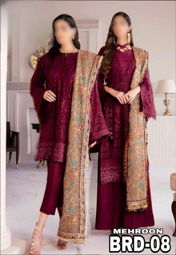 Baroque Cotton Suit-Cotton Suits-Replica Zone