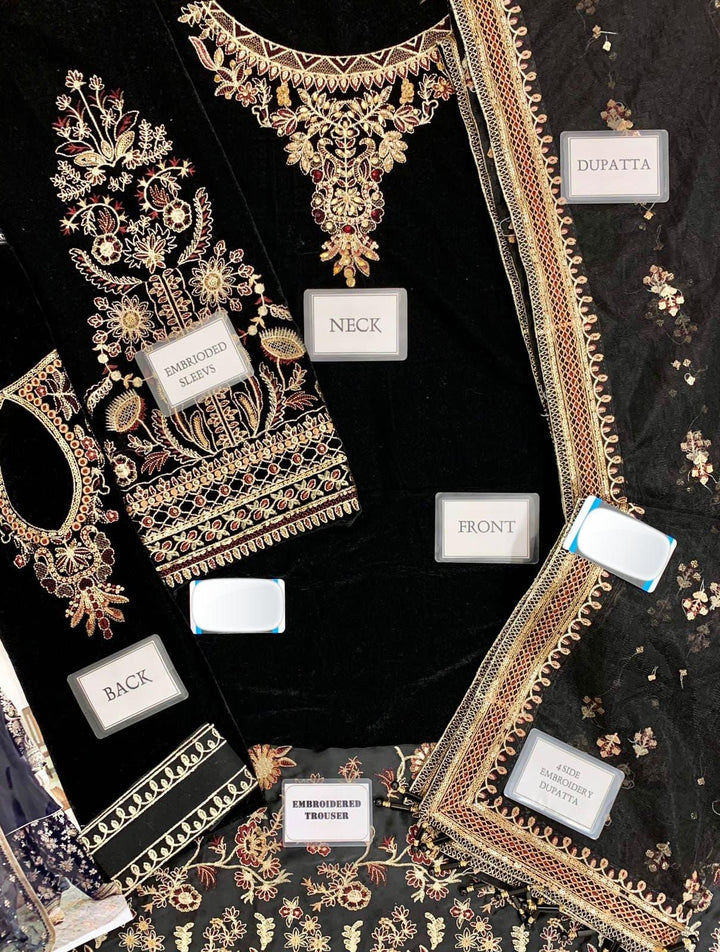 Baroque Jazmin Velvet Suit-Replica Suits-Replica Zone