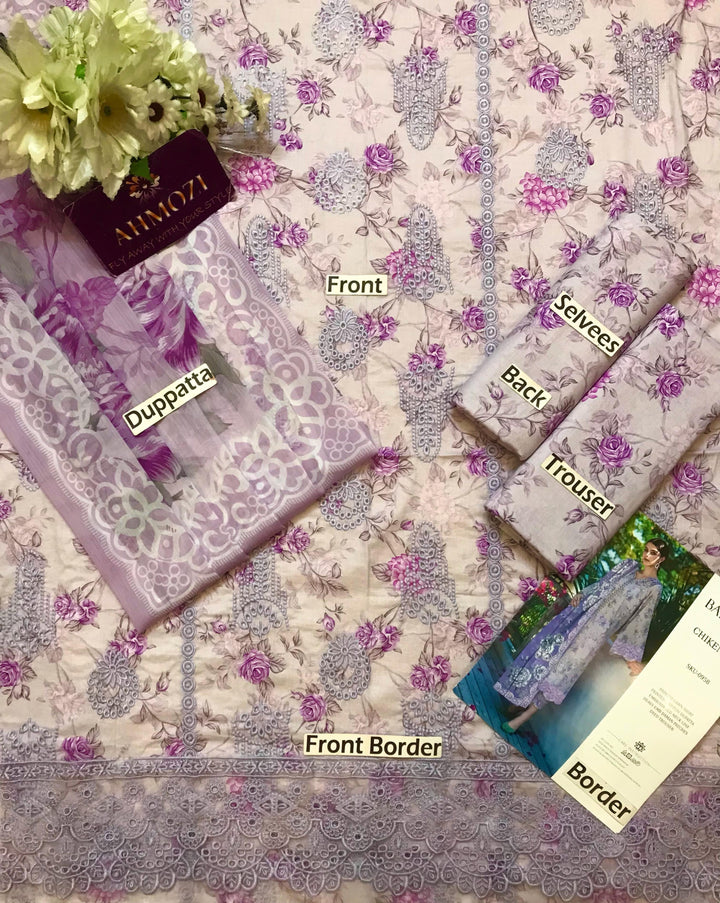 Baroque Lawn Suit-Lawn Suits-Replica Zone