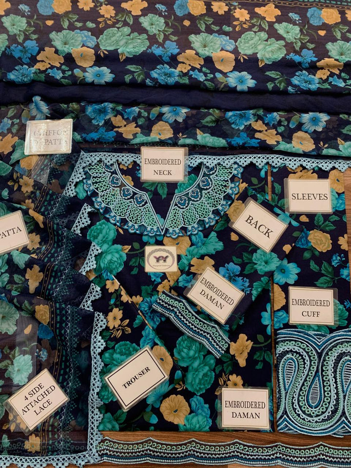 Baroque Lawn Suit-Lawn Suits-Replica Zone