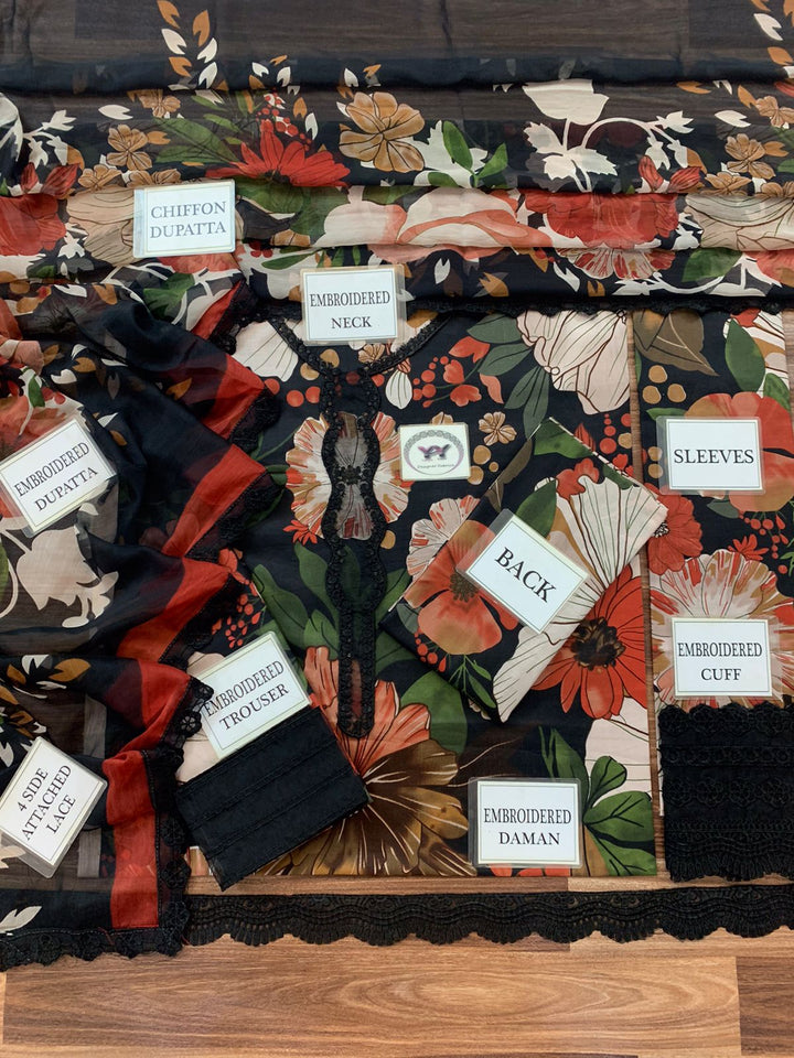 Baroque Lawn Suit-Lawn Suits-Replica Zone
