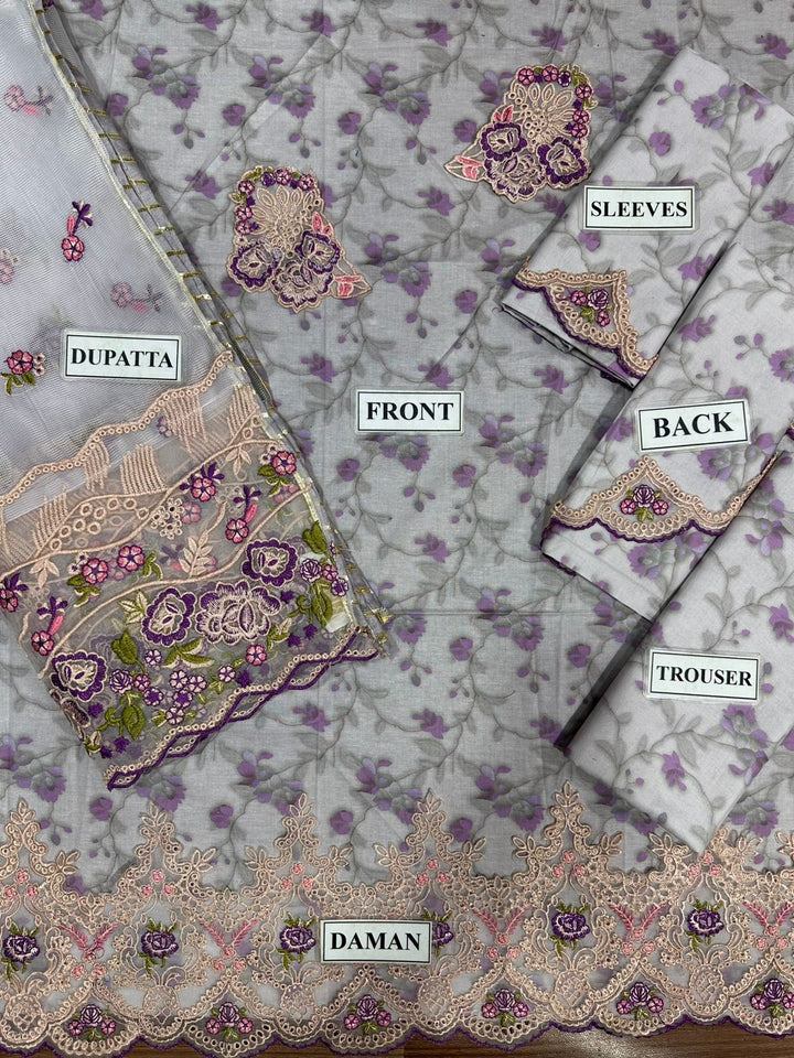 Baroque Lawn Suit-Lawn Suits-Replica Zone