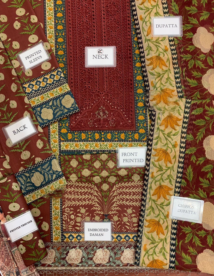 Baroque Lawn Suit-Lawn Suits-Replica Zone