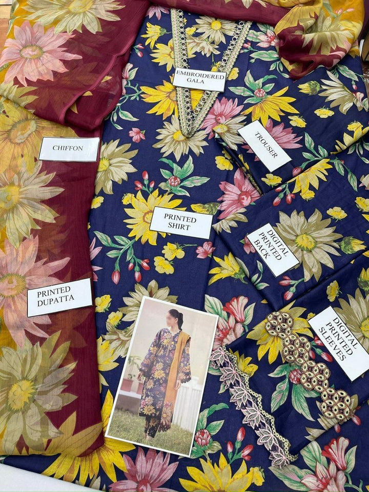 Baroque Lawn Suit-Lawn Suits-Replica Zone