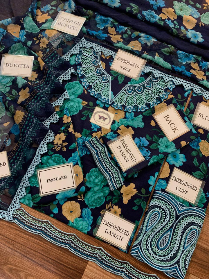 Baroque Lawn Suit-Lawn Suits-Replica Zone