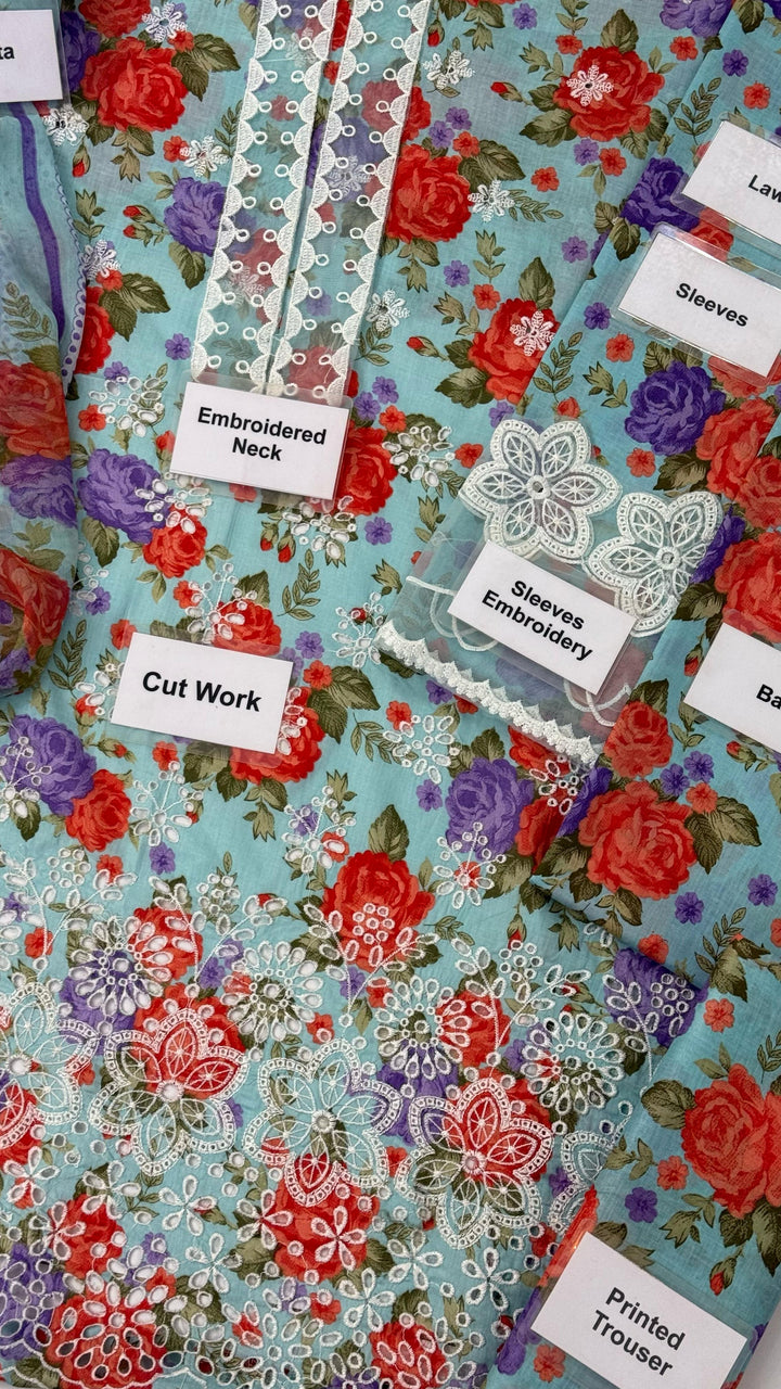 Baroque Lawn Suit-Lawn Suits-Replica Zone