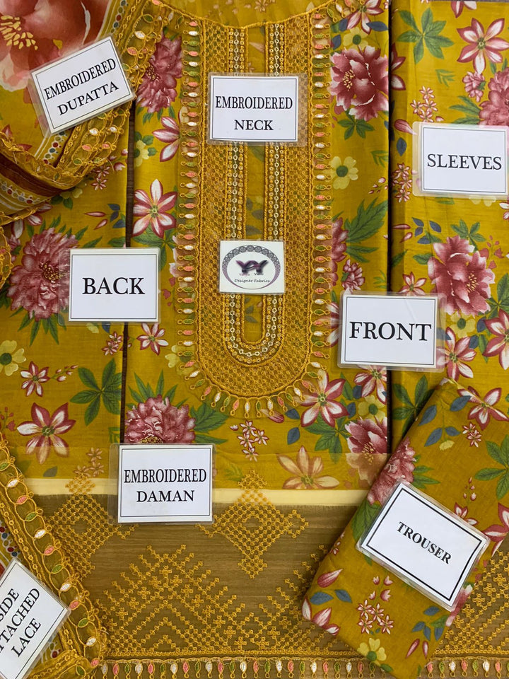 Baroque Lawn Suit-Lawn Suits-Replica Zone