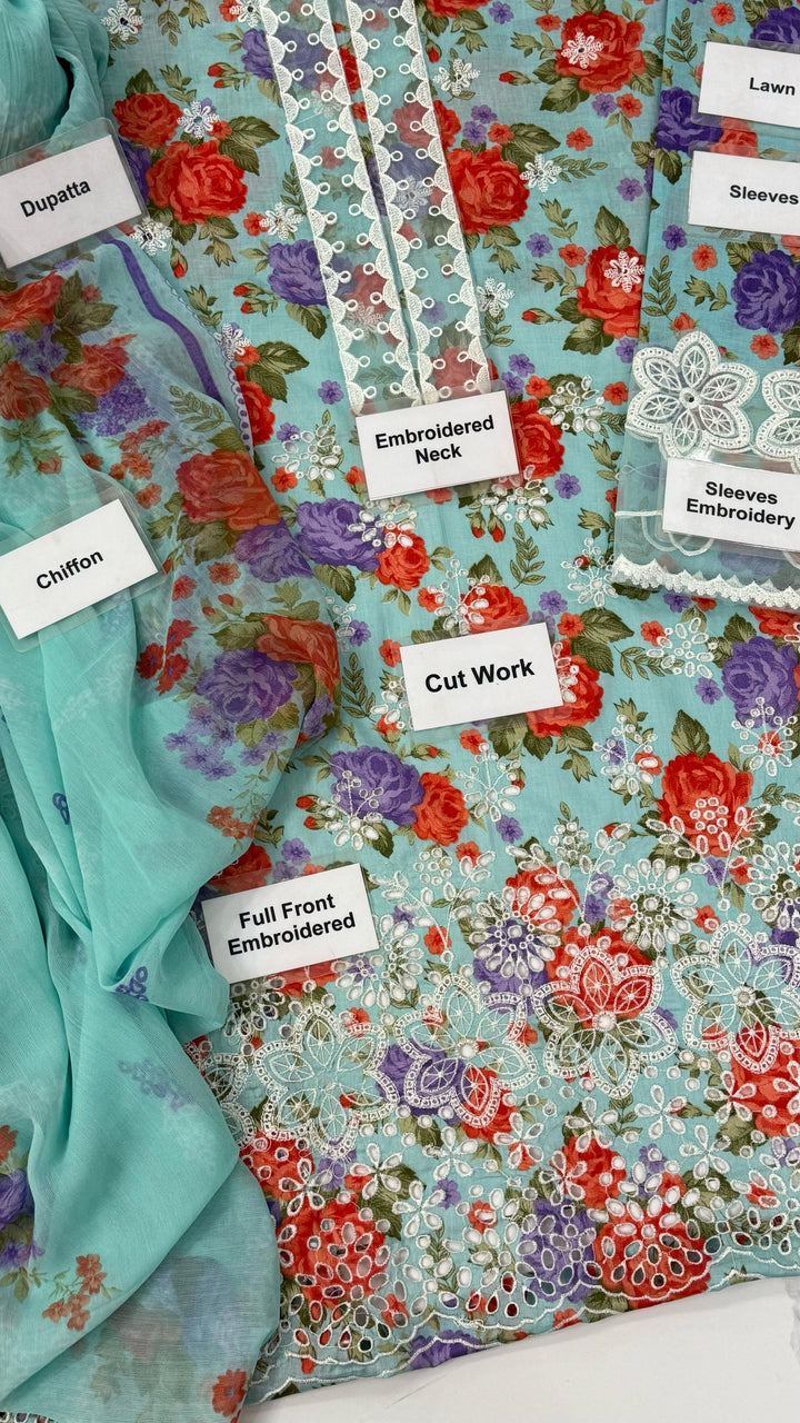 Baroque Lawn Suit-Lawn Suits-Replica Zone