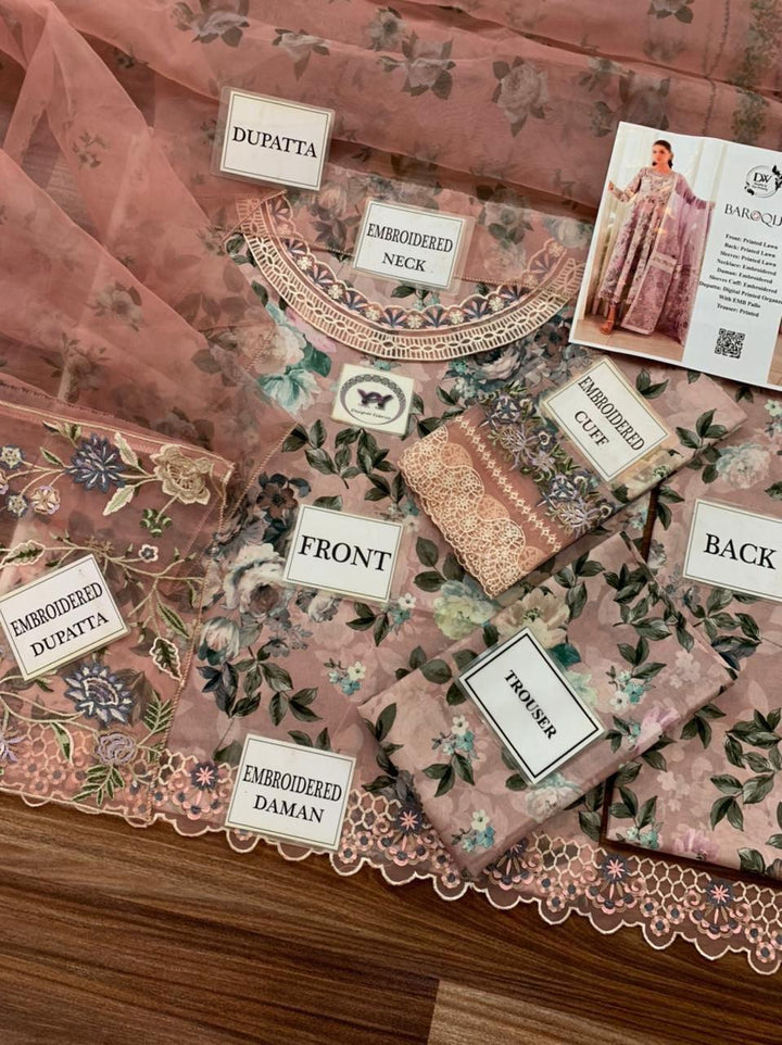 Baroque Lawn Suit-Lawn Suits-Replica Zone