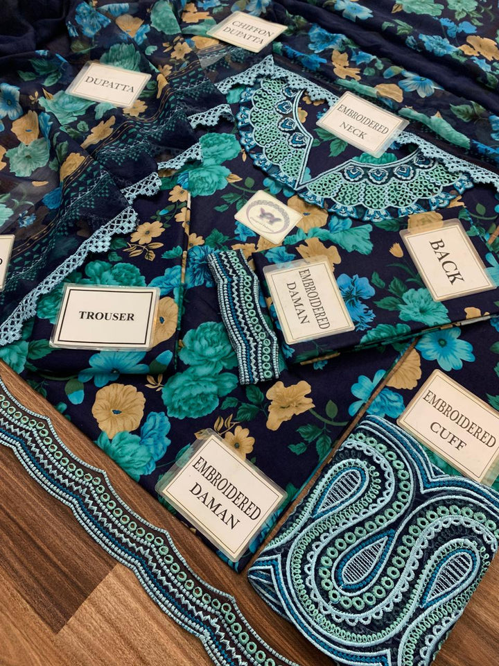 Baroque Lawn Suit-Lawn Suits-Replica Zone