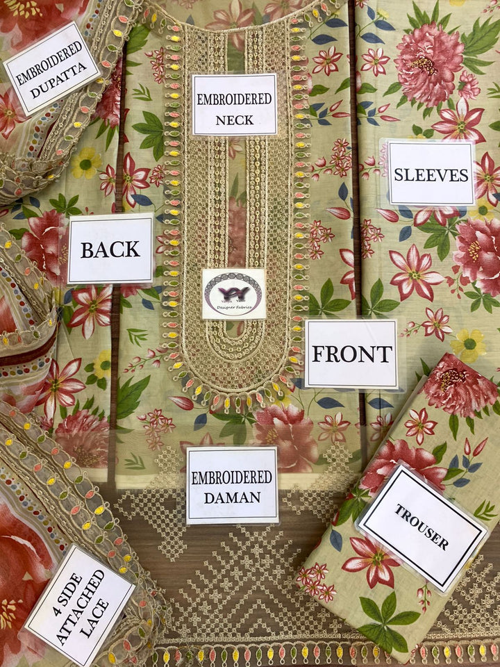 Baroque Lawn Suit-Lawn Suits-Replica Zone