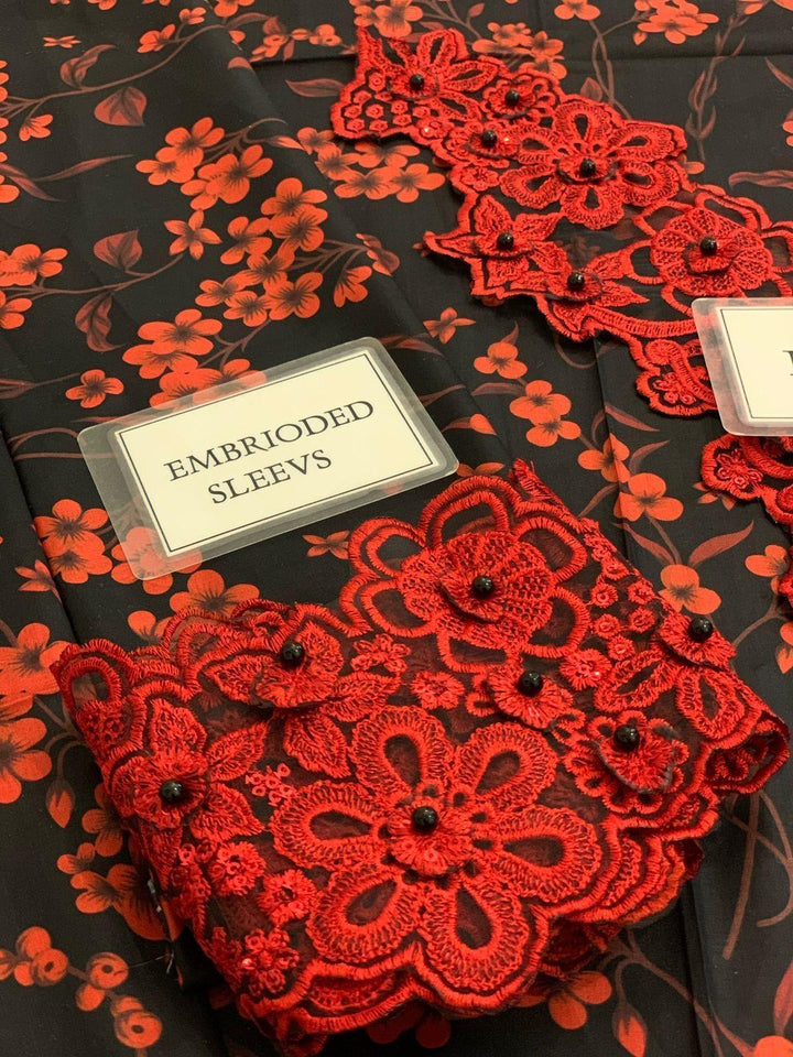 Baroque Lawn Suit-Lawn Suits-Replica Zone