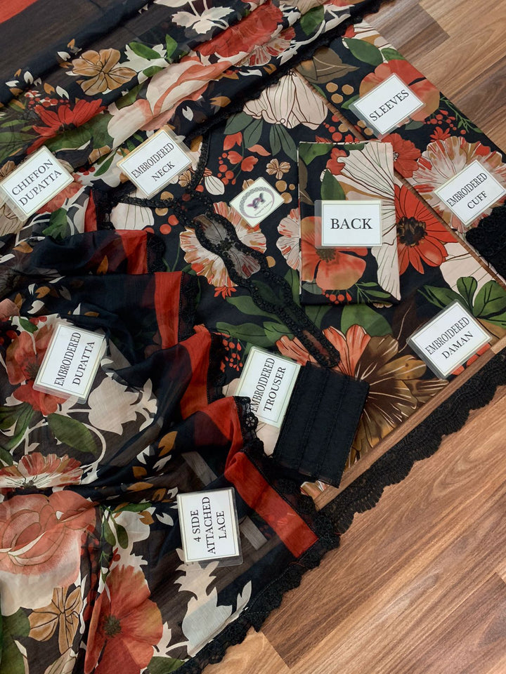 Baroque Lawn Suit-Lawn Suits-Replica Zone